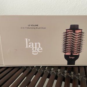 L’ange Hair Le Volume 2 in 1 Titanium Volumizing Brush Dryer 75 MM Black